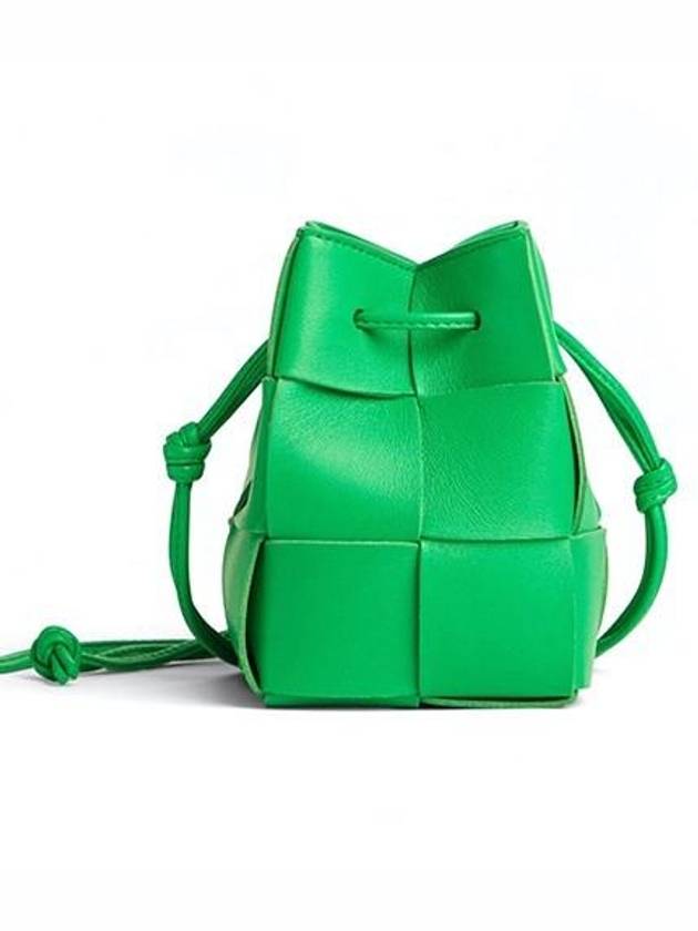 Intrecciato Cassette Small Bucket Bag Parakeet - BOTTEGA VENETA - BALAAN 2