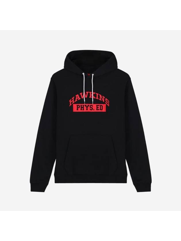 Stranger Things Club Hawkins High Hoodie Black - NIKE - BALAAN 1