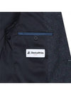 Men s Melange Outpocket Fall Jacket 0404GXMW NAVY - BLACK&WHITE - BALAAN 4