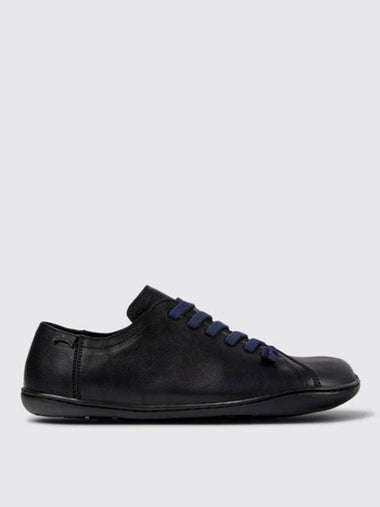 Peu Leather Low Top Sneakers Black - CAMPER - BALAAN 1