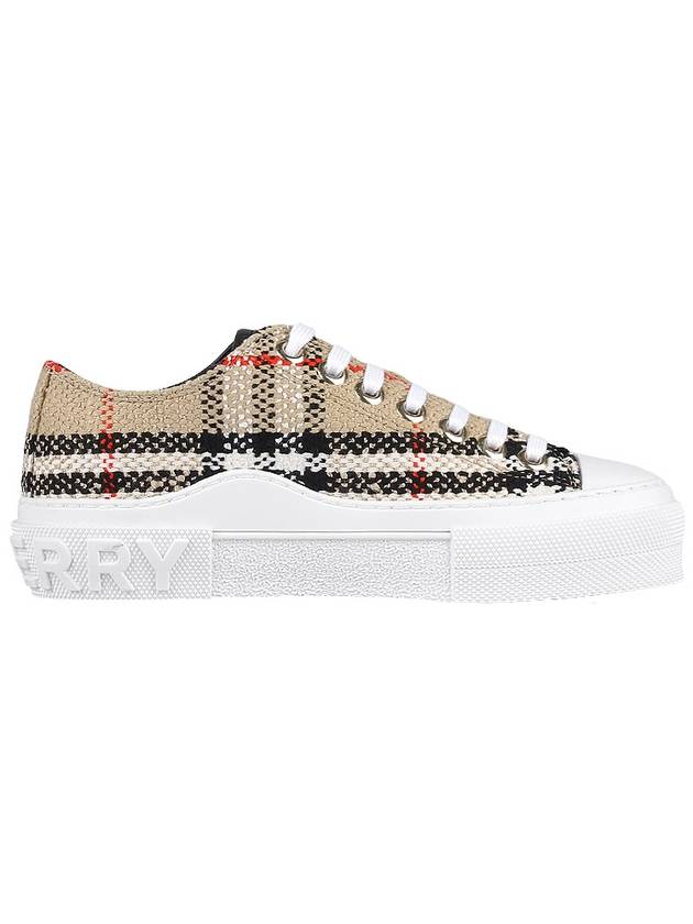 Vintage Check Boucle Low Top Sneakers Beige - BURBERRY - 5