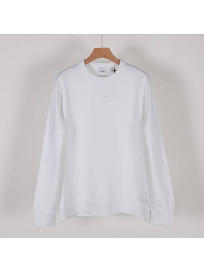 EKD Cotton Sweatshirt White - BURBERRY - BALAAN 2