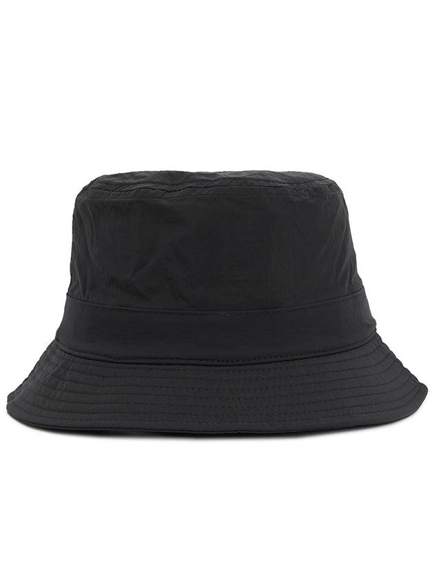 Logo Patch Bucket Hat Black - STONE ISLAND - BALAAN 4