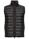 Loom Woven Chambers Recycled Nylon Down TC Vest Black - STONE ISLAND - BALAAN 2