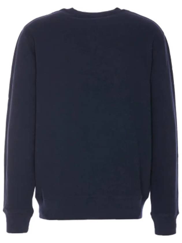 Chillax Patch Regular Sweatshirt Ink Blue - MAISON KITSUNE - BALAAN 3