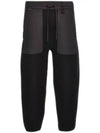 Men's Cotton Track Pants Black - MONCLER - BALAAN 2