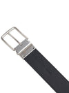 Men's Intrecciato Leather Belt Black - BOTTEGA VENETA - BALAAN 8