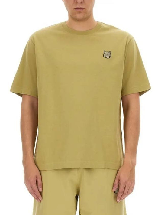 Short Sleeve T Shirt Men s Overfit Canvas LM00107KJ0119 - MAISON KITSUNE - BALAAN 2