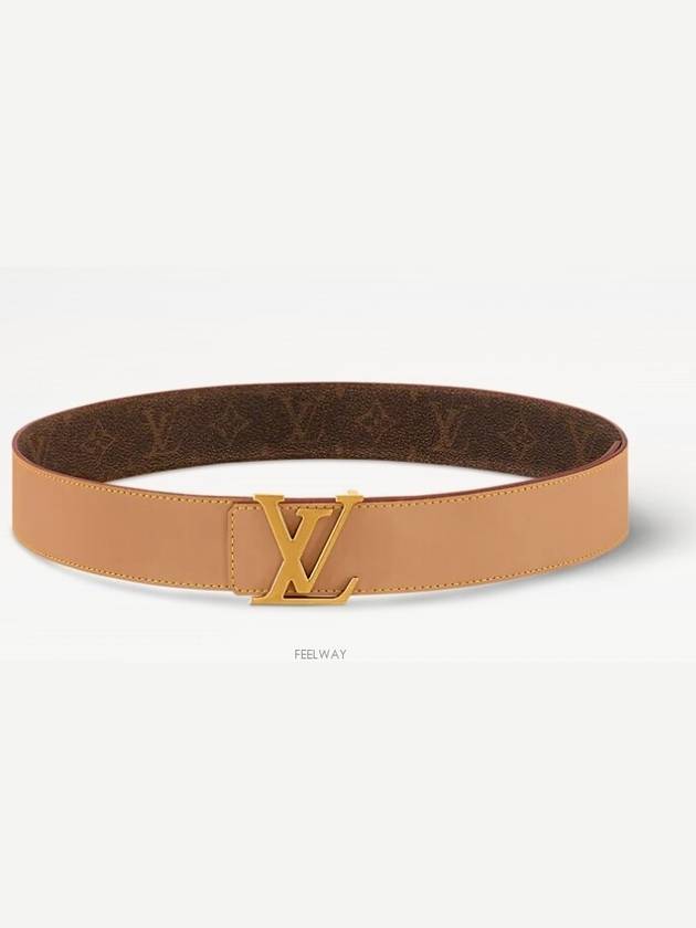 LV Initiales 40MM Reversible Leather Belt Brown - LOUIS VUITTON - BALAAN 3