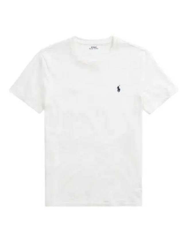 Men's Embroidered Pony Short Sleeve T-Shirt White - POLO RALPH LAUREN - BALAAN 2