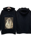 Lillo Graphic Print Cotton Hoodie Black - MAX MARA - BALAAN 2