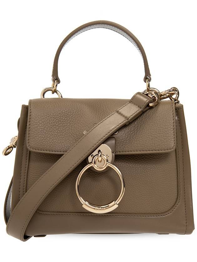 Tess Small Day Tote Shoulder Bag Deep Khaki - CHLOE - BALAAN 1