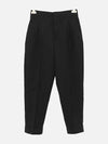 Wool Slacks Black - AMI - BALAAN.