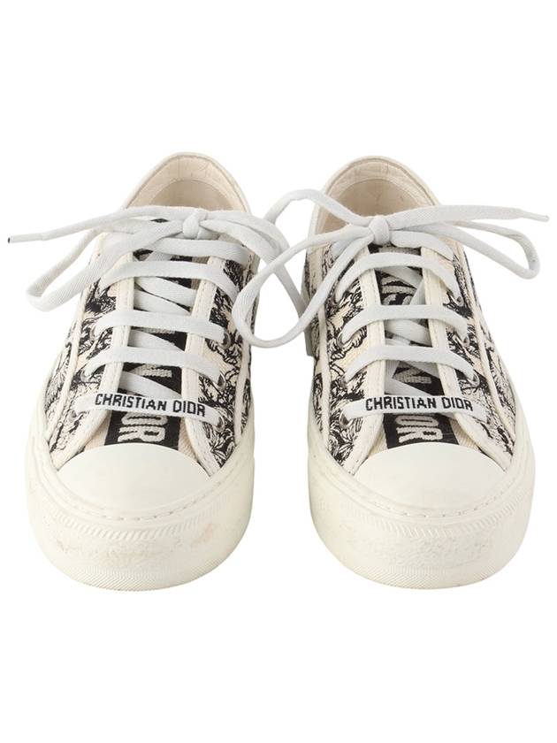 KCK211ZEB Walk Embroidery Cotton Sneakers Size 35 Department Store Invoice 34258 3 - DIOR - BALAAN 2