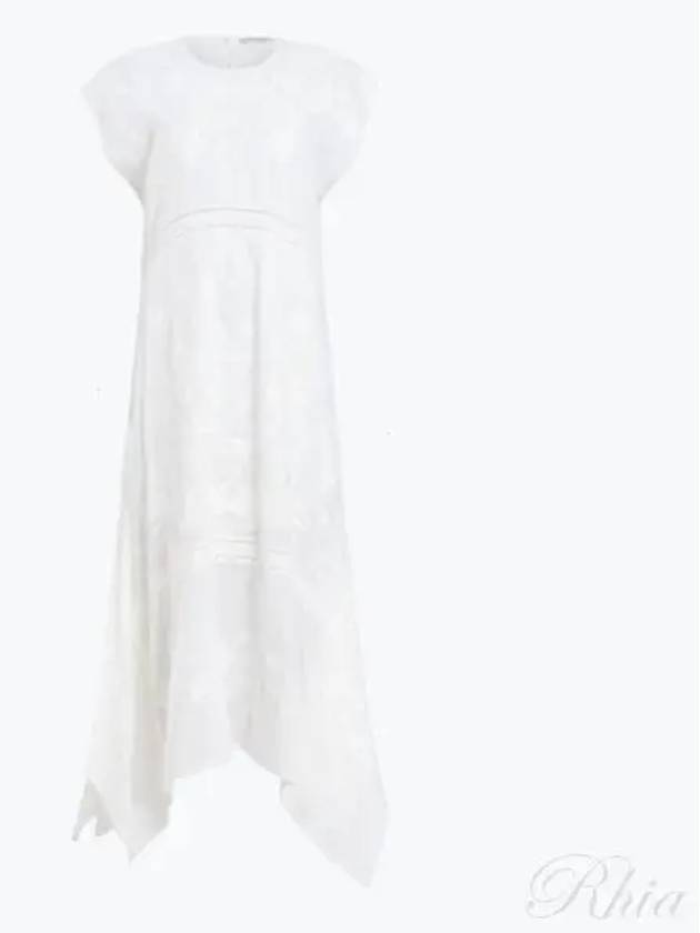 Women s sleeveless long dress mini WD588Z OFF WHITE - ALLSAINTS - BALAAN 1