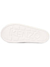 Cross Logo Slippers White - KENZO - BALAAN 6