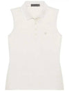 Polkadot Sleeveless Polo Shirt Beige - G/FORE - BALAAN 2