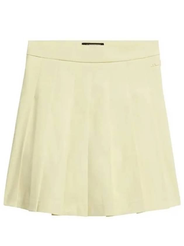 Adina Pleated Skirt Wax Yellow - J.LINDEBERG - BALAAN 2