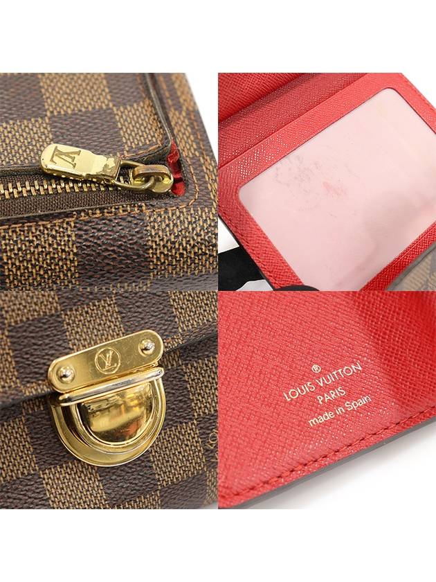 N60005 Damier Eben Canvas Koala Wallet Half - LOUIS VUITTON - BALAAN 7