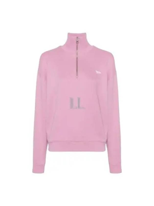 Baby Fox Half Zip Up Sweatshirt Pink - MAISON KITSUNE - BALAAN 2