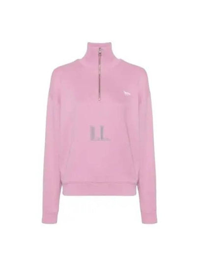 Baby Fox Half Zip Up Sweatshirt Pink - MAISON KITSUNE - BALAAN 2