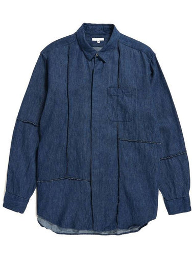 Combo Short Collar Hemp Cotton Shirt - ENGINEERED GARMENTS - BALAAN 1