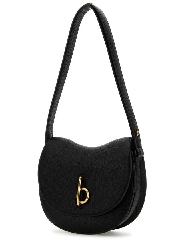 Rocking Horse Small Leather Shoulder Bag Black - BURBERRY - BALAAN 3