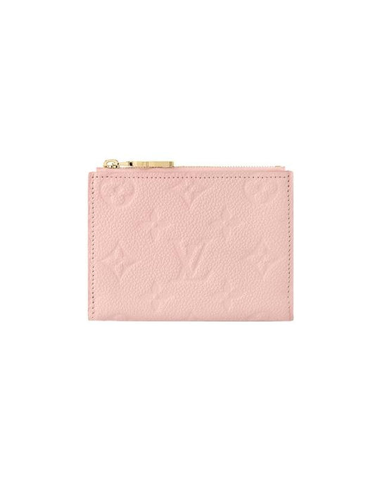 Lisa Wallet Monogram Zipper Coin Card Wallet Pink M83569 - LOUIS VUITTON - BALAAN 1