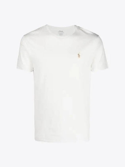 Embroidered Logo Cotton Short Sleeve T-Shirt White - POLO RALPH LAUREN - BALAAN 2