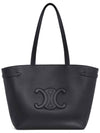 Cabas Anais Cuir Grain Calfskin Shoulder Bag Black - CELINE - BALAAN 1