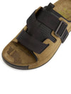 Shadow Project Tape Suede Sandals Brown - STONE ISLAND - BALAAN 9