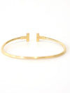 Tiffany Co 18K Rose Gold T Wire Bracelet L - TIFFANY & CO. - BALAAN 4