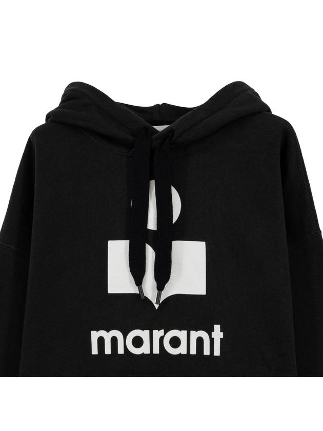 Miley Big Logo Hoodie Faded Black - ISABEL MARANT - BALAAN 3