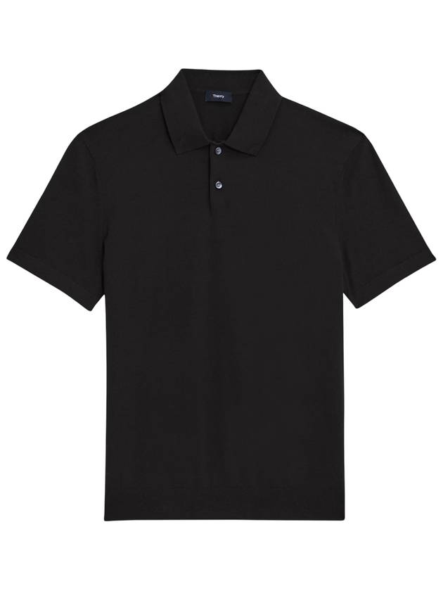 Goris Polo Shirt Black - THEORY - BALAAN 1