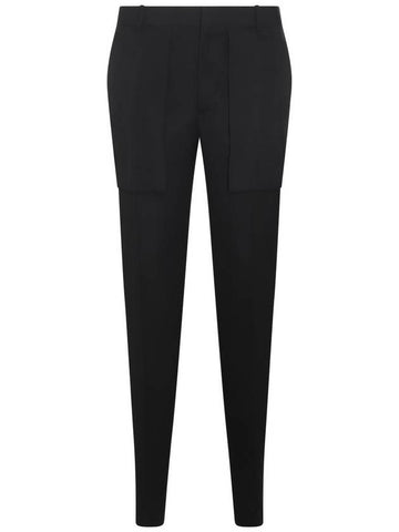 Black Wool Trousers 741220QVV211000 B0560955962 - ALEXANDER MCQUEEN - BALAAN 1