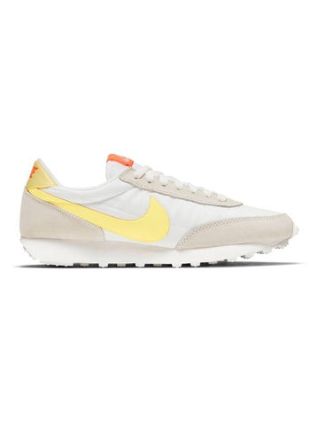 Women's Daybreak Low Top Sneakers Pale Ivory Light Zitron Bright Mango - NIKE - BALAAN 1