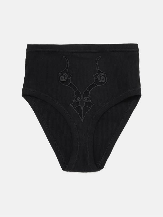 Cable Highwaist Underpants - BASERANGE - BALAAN 1