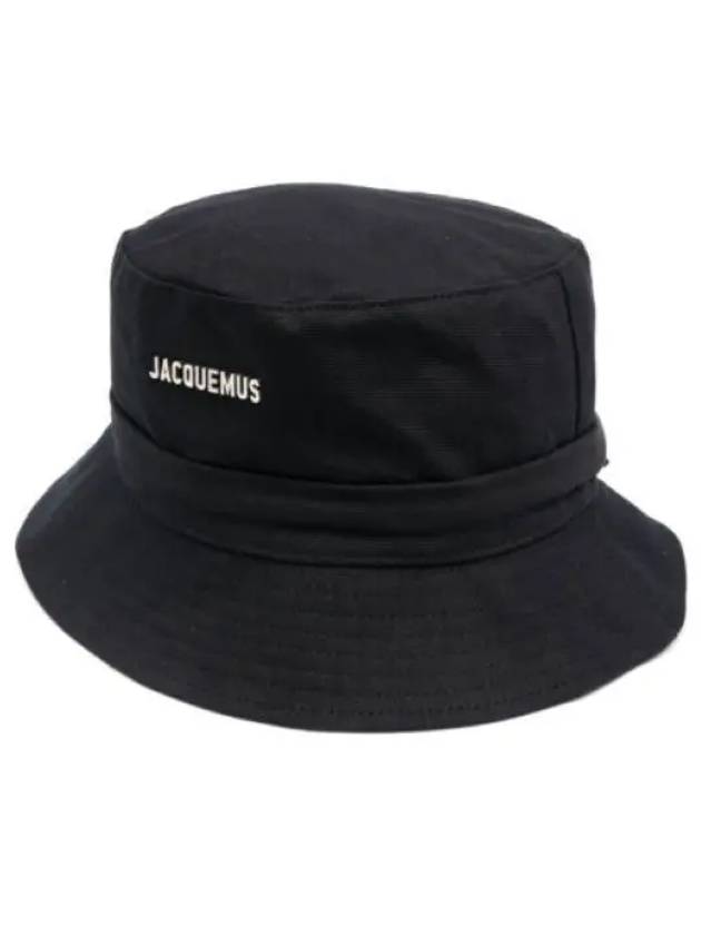 Le Bob Gadjo Bucket Hat Black - JACQUEMUS - BALAAN 2