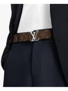 Men's LV Initial Reversible Monogram Belt Brown - LOUIS VUITTON - BALAAN.