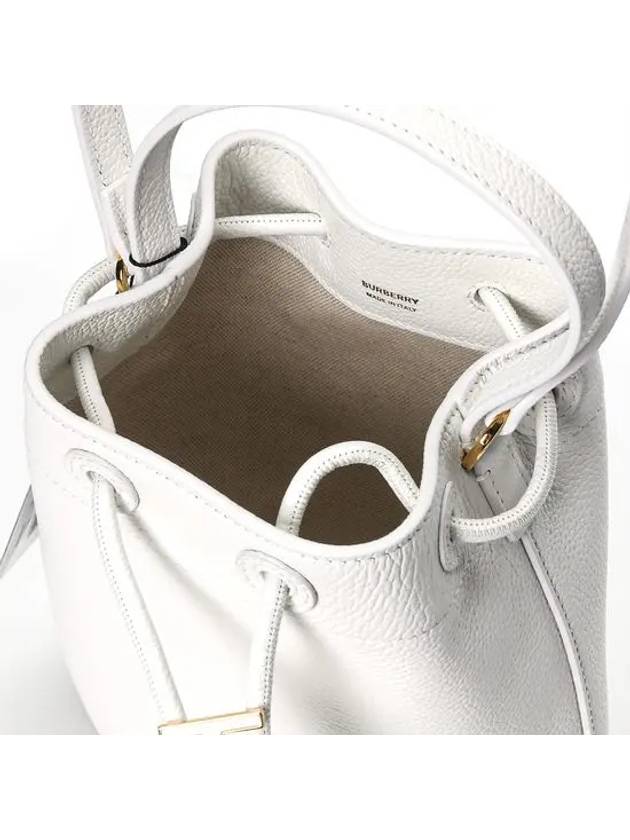 Mini TB Bucket Bag White - BURBERRY - BALAAN 6