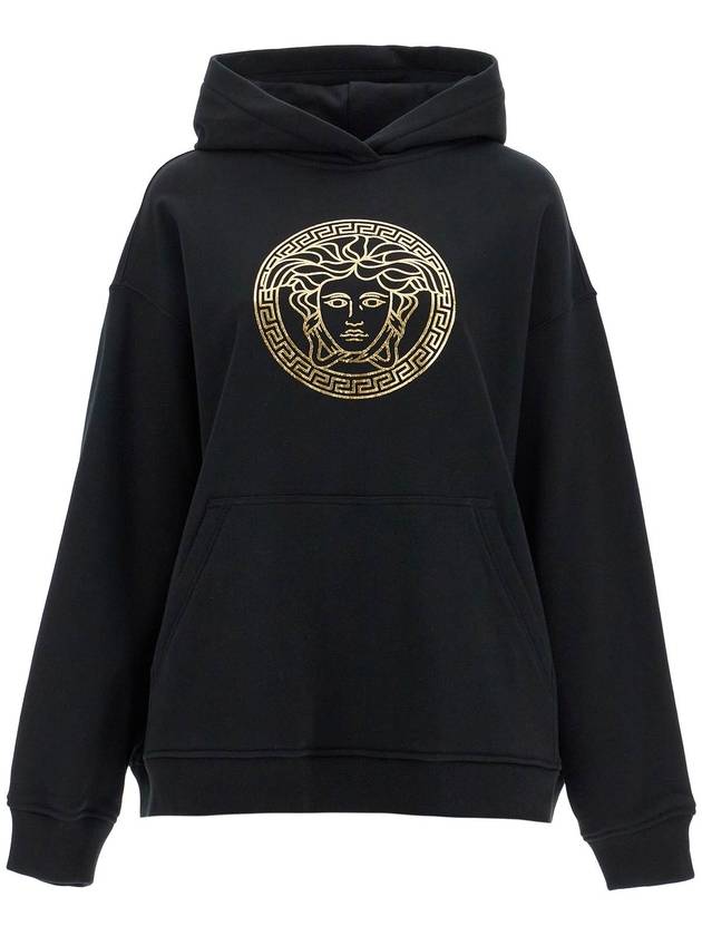 hooded sweatshirt with med - VERSACE - BALAAN 1