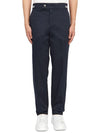 Logo Patch Straight Pants Navy - MONCLER - BALAAN 2