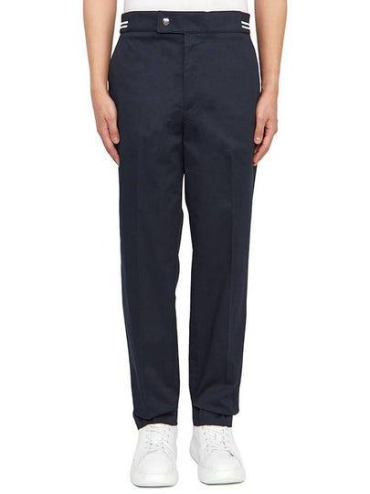 Logo Patch Straight Pants Navy - MONCLER - BALAAN 2