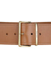 Metal Buckle Leather Belt Caramel - MIU MIU - BALAAN 9