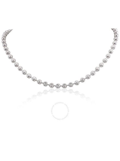 Ball Chain Necklace Silver - GUCCI - BALAAN 2