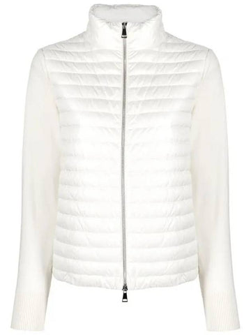 24 Women s Wool Zip up Padded Cardigan 9B00024 M1131 030 - MONCLER - BALAAN 1