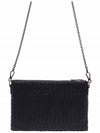 Intrecciato Chain Crossbody Bag Black - BOTTEGA VENETA - BALAAN 5