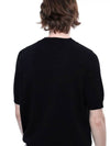 Men s RSVHK BK Reglan Slit V neck Half Knit Black - CHANCE'S NOI - BALAAN 8