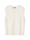 Harrie V-Neck Vest Cloud White - J.LINDEBERG - BALAAN 2