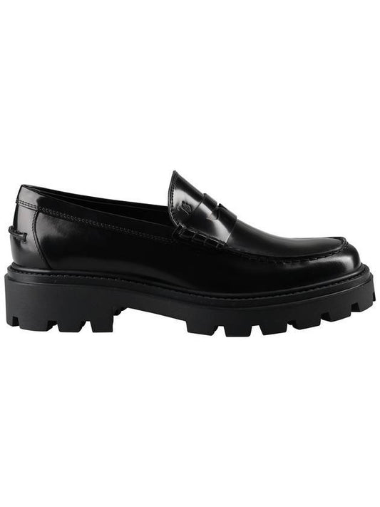 leather loafers black - TOD'S - BALAAN 1